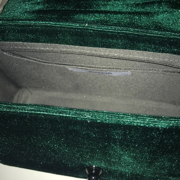 Green Velvet Crossbody Bag - Picture 5 of 8
